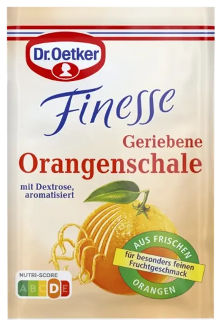 Dr. Oetker Finesse Geriebene Orangenschale