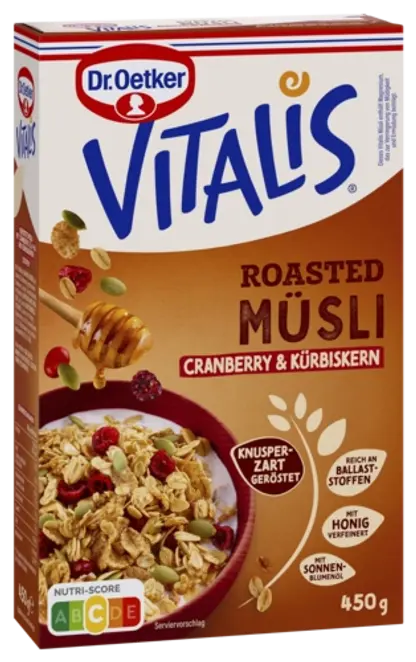 Dr. Oetker Vitalis Roasted Cranberry-Kürbiskern