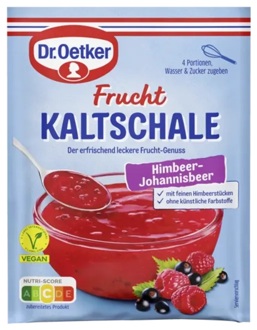 Dr. Oetker Fruchtkaltschale Himbeer-Johannisbeer
