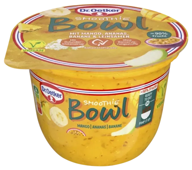 Dr. Oetker Smoothie Bowl Mango-Ananas-Banane 200g