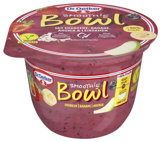 Dr. Oetker Smoothie Bowl Erdbeer-Banane-Aronia 200g