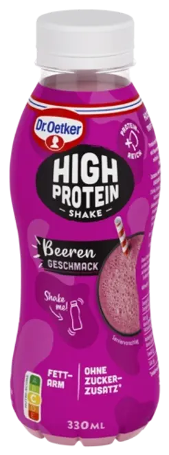 Dr. Oetker High Protein Shake Beeren-Geschmack