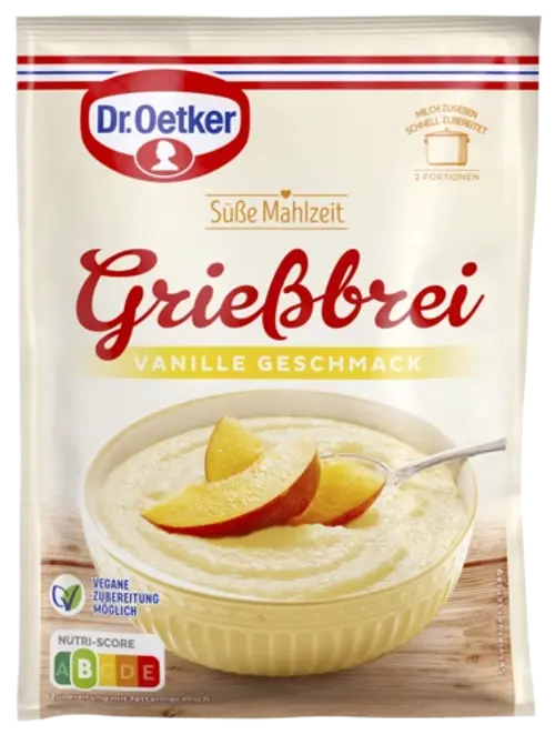 Dr. Oetker Grießbrei Vanille-Geschmack
