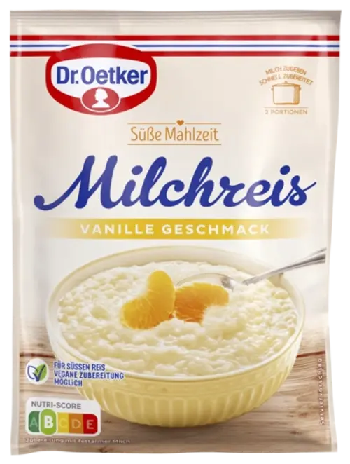 Dr. Oetker Milchreis Vanille-Geschmack
