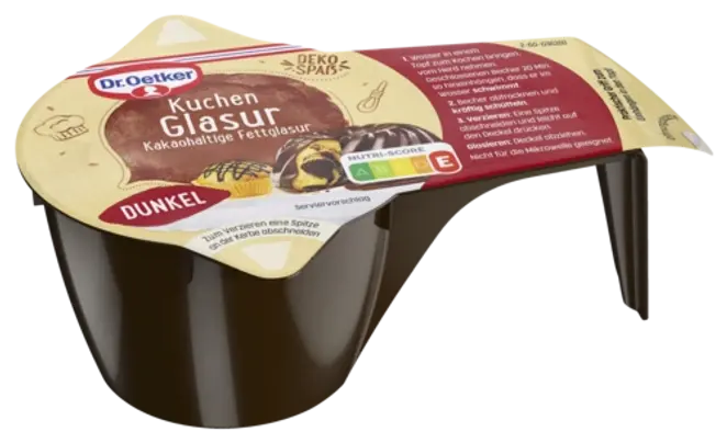 Dr. Oetker Becherglasur Dunkel