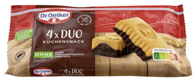 Dr. Oetker Fertiger Kuchensnack Duo 4er
