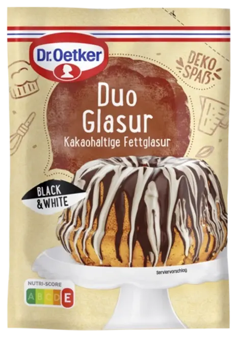 Dr. Oetker Duo Glasur Black & White