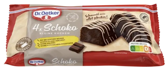Dr. Oetker Fertige kleine Schokokuchen 4er
