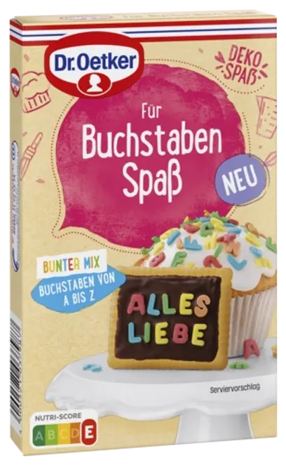 Dr. Oetker Für Buchstaben Spaß Bunter Mix