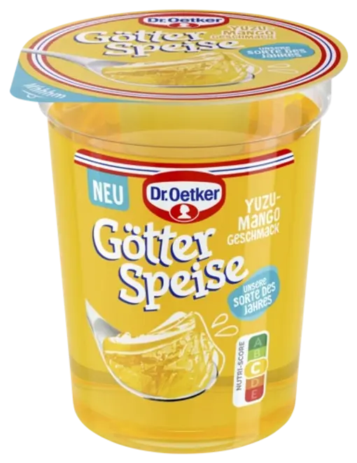 Dr. Oetker Götterspeise Yuzu-Mango-Geschmack