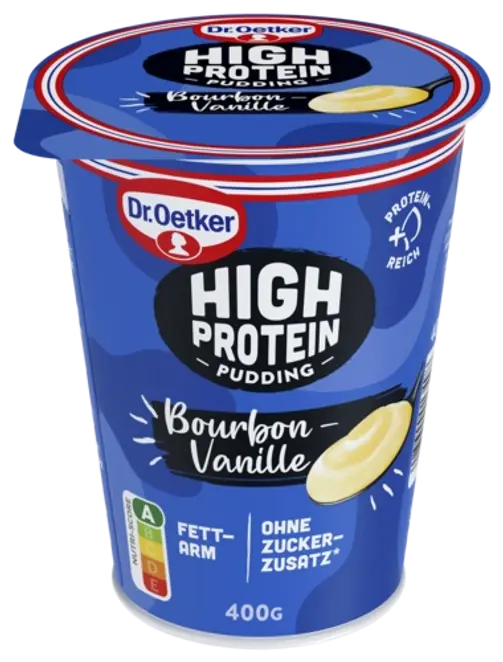 Dr. Oetker High Protein Pudding Bourbon-Vanille