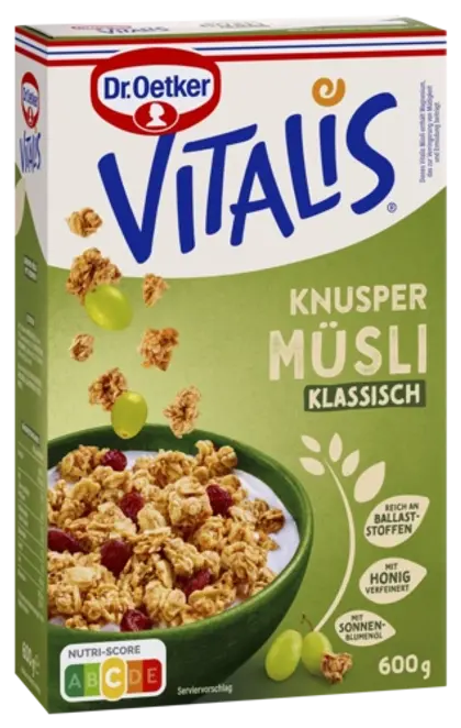 Dr. Oetker Vitalis Knuspermüsli klassisch