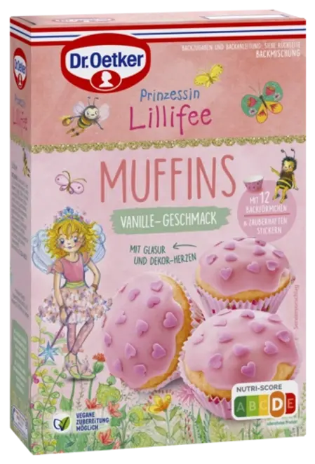 Dr. Oetker Prinz. Lillifee Muffins Vanille
