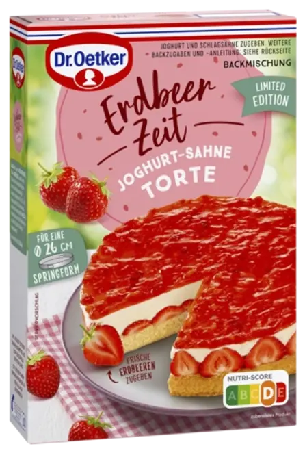 Dr. Oetker Erdbeer Zeit Joghurt-Sahne Torte