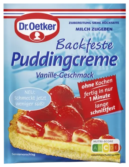Dr. Oetker Backfeste Puddingcreme