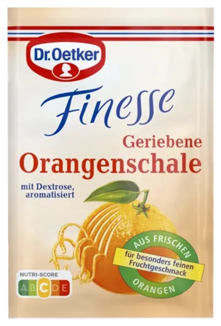 Dr. Oetker Finesse Geriebene Orangenschale