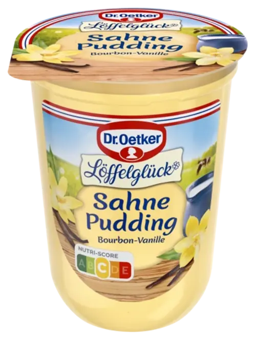 Dr. Oetker Löffelglück Sahne Pudding Bourbon-Vanille 500g