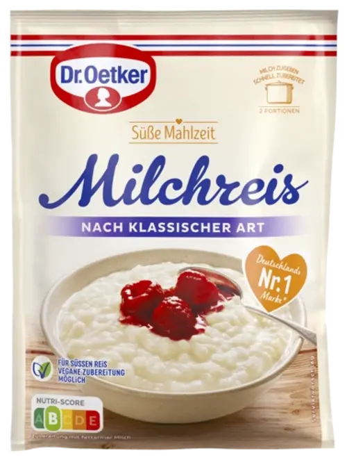 Dr. Oetker Milchreis nach klassischer Art