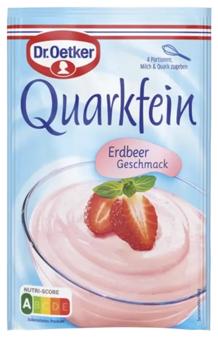 Dr. Oetker Quarkfein Erdbeer-Geschmack