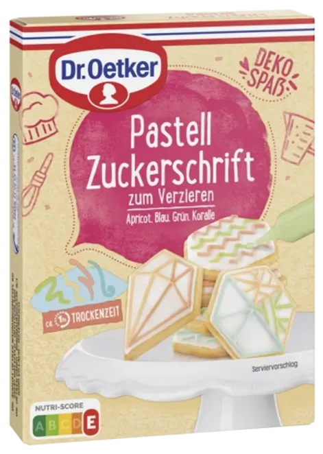 Dr. Oetker Pastell Zuckerschrift