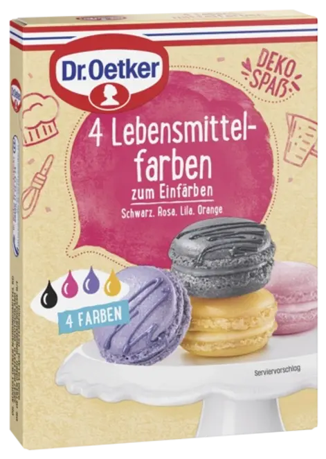Dr. Oetker 4 Lebensmittelfarben