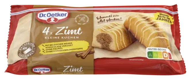 Dr. Oetker Fertige kleine Zimtkuchen 4er