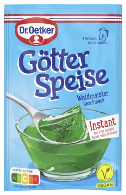Dr. Oetker Götterspeise Instant Waldmeister-Ges.