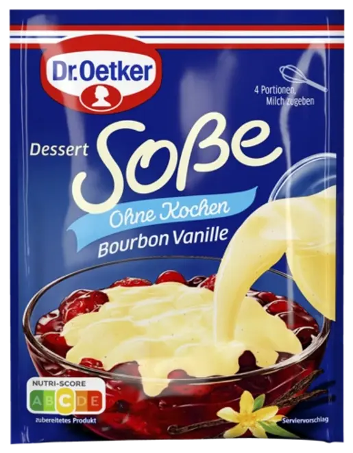 Dr. Oetker Soße Bourbon-Vanille ohne Kochen