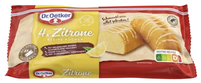 Dr. Oetker Fertige kleine Zitronenkuchen 4er