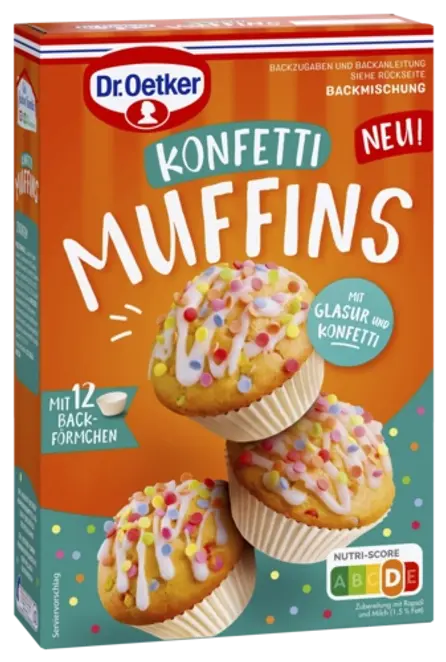 Dr. Oetker Konfetti Muffins