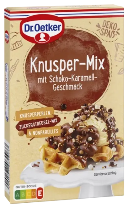 Dr. Oetker Knusper-Mix mit Schoko-Karamell-Geschmack