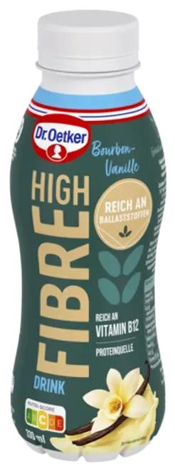 Dr. Oetker High Fibre Drink Bourbon-Vanille