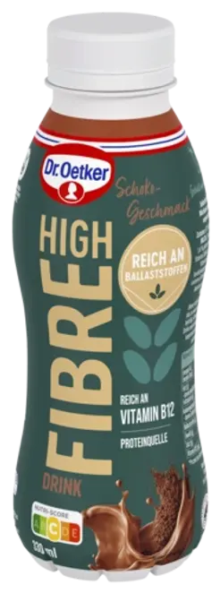 Dr. Oetker High Fibre Drink Schokoladen-Geschmack