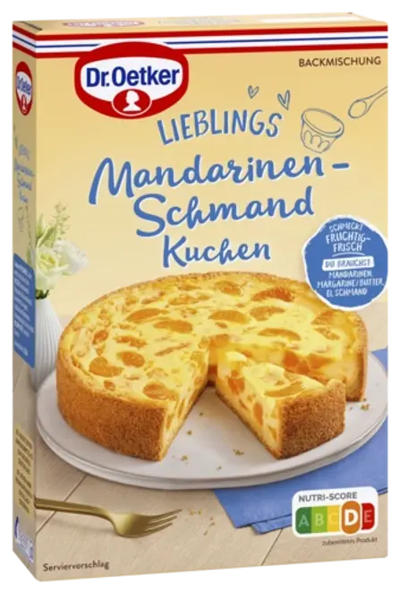 Dr. Oetker Mandarinen Schmand Kuchen