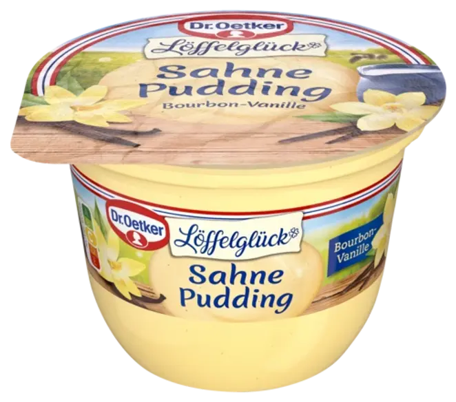 Dr. Oetker Löffelglück Sahne Pudding Bourbon-Vanille 200g