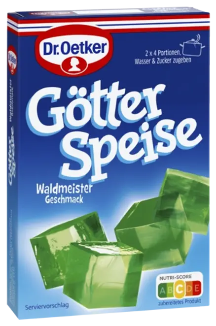 Dr. Oetker Götterspeise Koch. Waldmeister-Geschmack