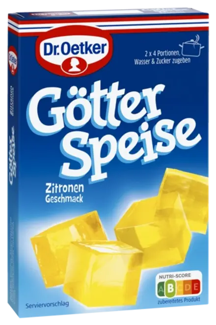 Dr. Oetker Götterspeise Zitronen-Geschmack