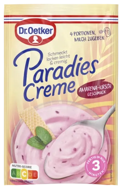 Dr. Oetker Paradies Creme Amarena-Kirsch Geschmack