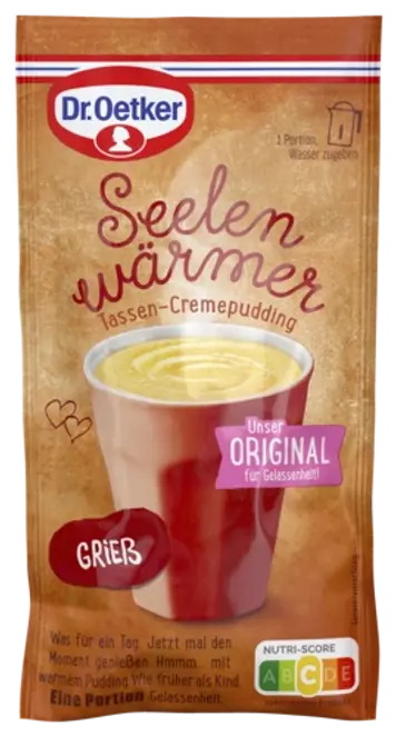 Dr. Oetker Seelenwärmer Tassen-Cremepudding Grieß