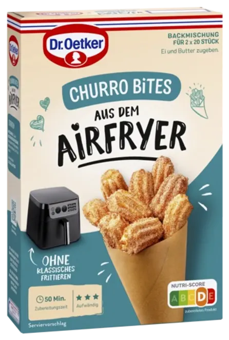 Dr. Oetker Airfryer Churro Bites