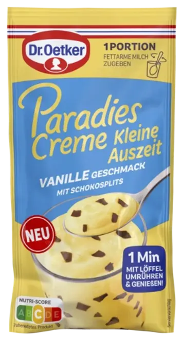Dr. Oetker Paradies Creme Kleine Auszeit Vanille-Geschmack