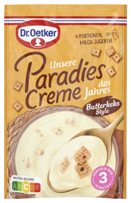 Dr. Oetker Paradies Creme des Jahres Butterkeks Style