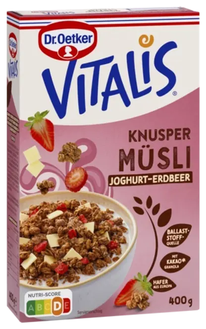 Dr. Oetker Vitalis Knusper Joghurt-Erdbeer