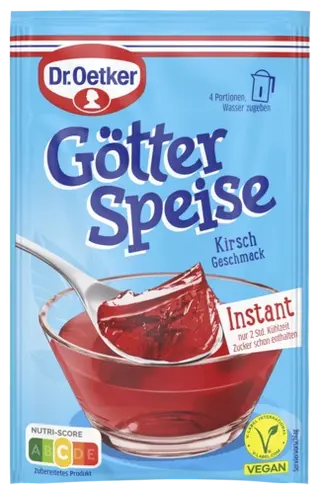 Dr. Oetker Götterspeise Instant Kirsch-Geschmack