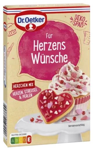 Dr. Oetker Dekor Für Herzens Wünsche Herzchen Mix