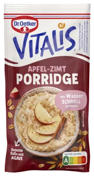 Dr. Oetker Vitalis Porridge Apfel-Zimt
