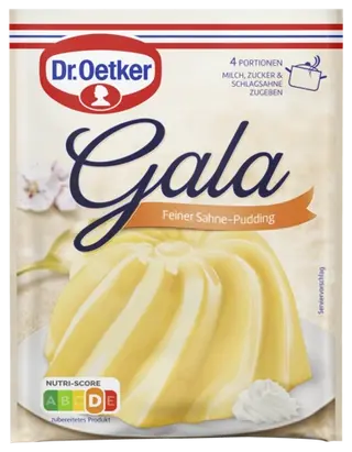 Dr. Oetker Gala Puddingpulver Sahne-Pudding