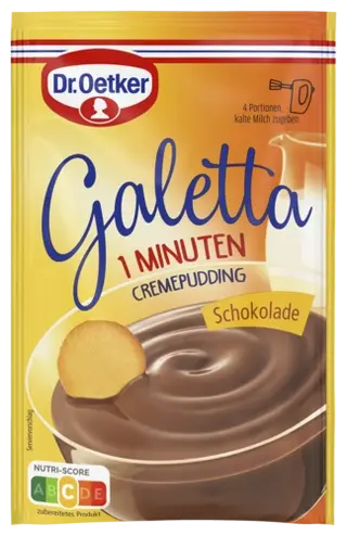 Dr. Oetker Galetta Cremepudding-Pulver Schokolade