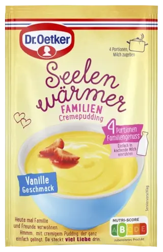 Dr. Oetker Seelenwärmer Familien-Cremepudding Vanille-Geschmack