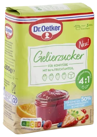 Dr. Oetker Gelierzucker 4:1 (1/2 Pck.)
